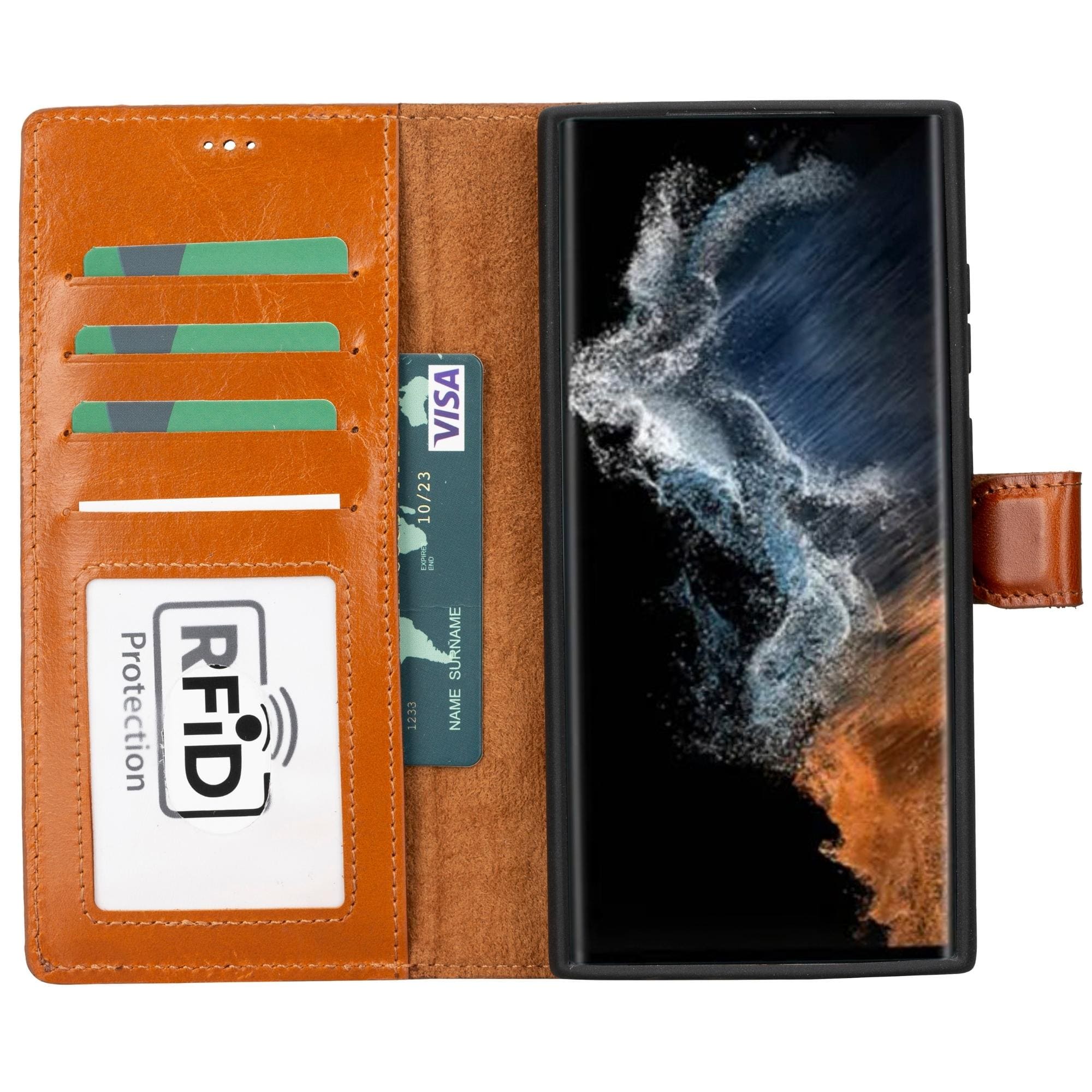 Buffalo Samsung Galaxy S21 Series Detachable Leather Wallet Case
